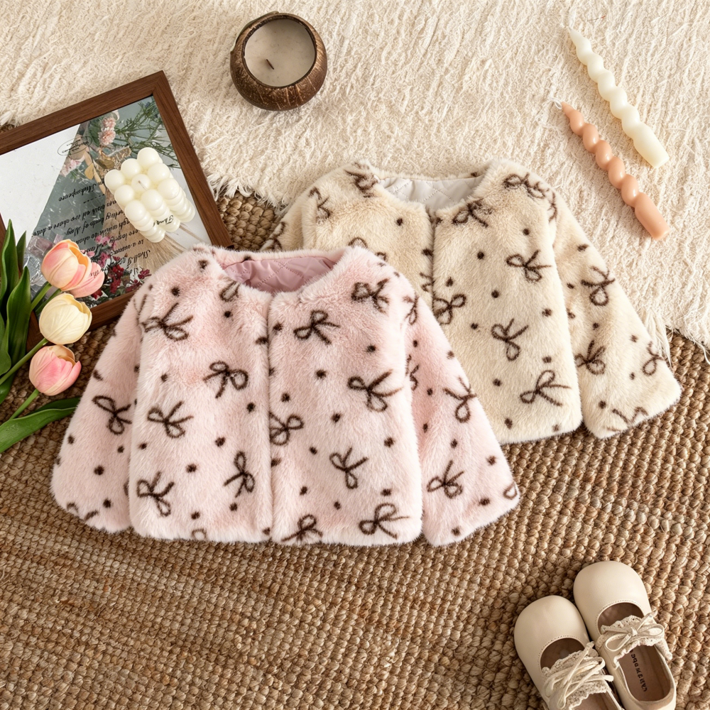 Winter Clothing For Babies - Children's Clothing Winter Bow Lamb Wool