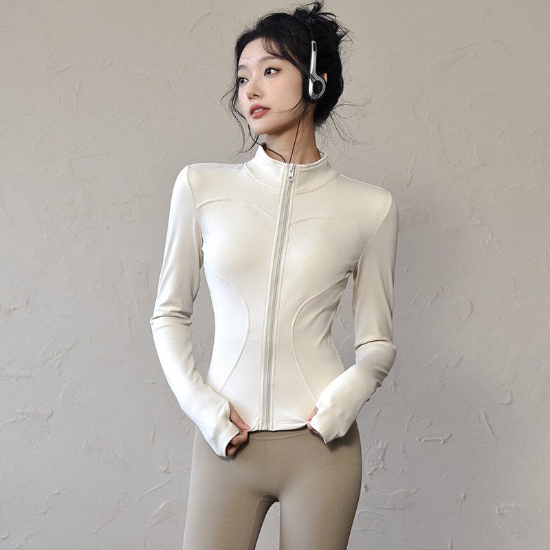 Winter Clothes - Long Sleeve Sports Jacket Women Zip