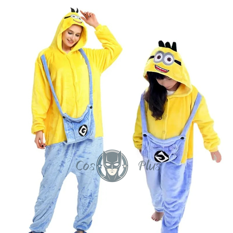 Winter Clothes - Minions Kigurumi Onesie Cosplay Anime Costume