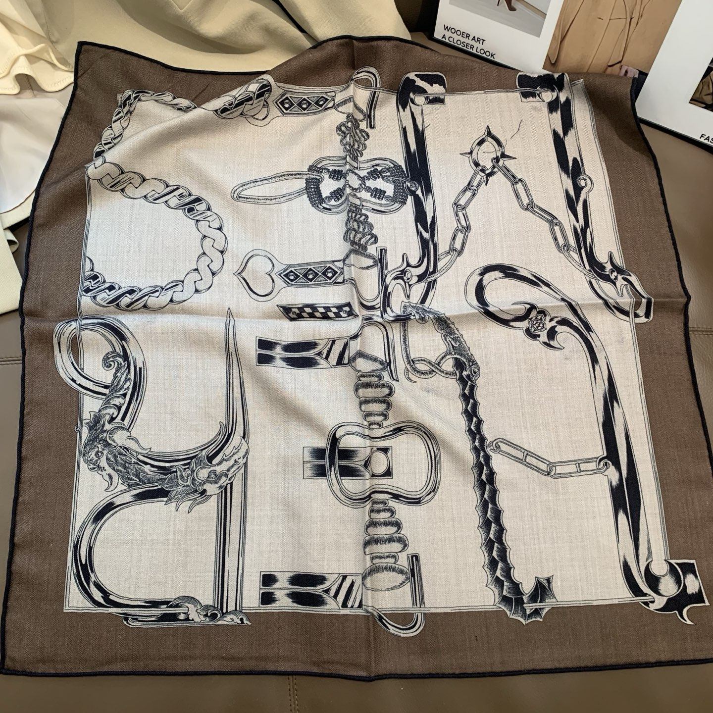 Winter Clothing Hong Kong - Designer Scarf Luxury Winter Hand Rolled