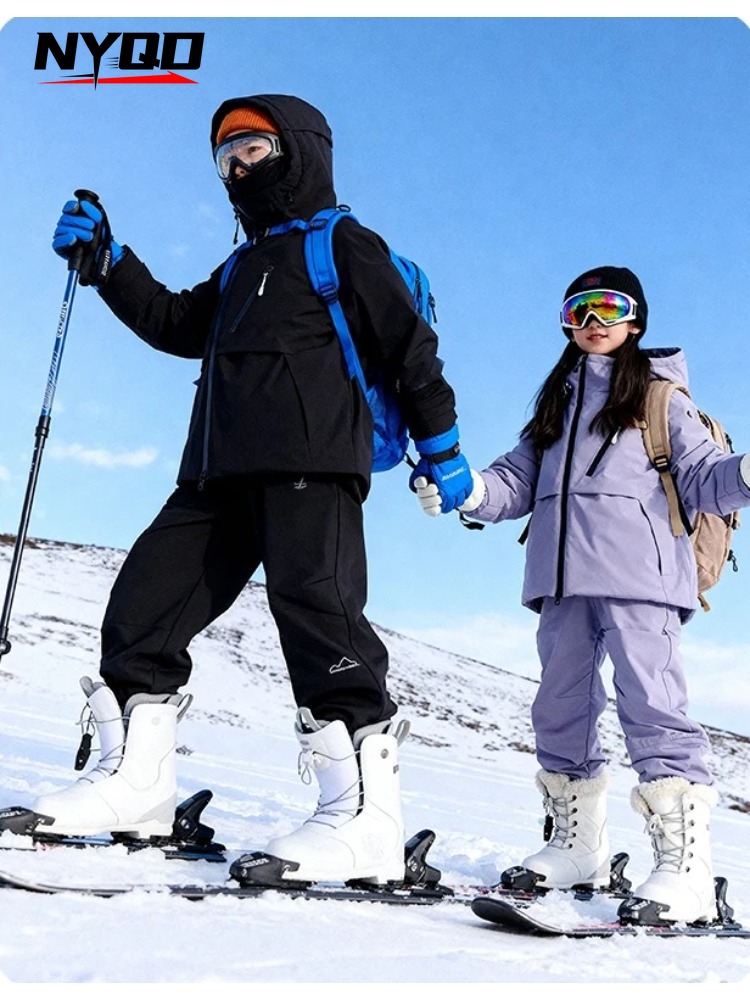 Winter Clothing Boys - Children's Skiing Wear Top+Bottom Winter Boys