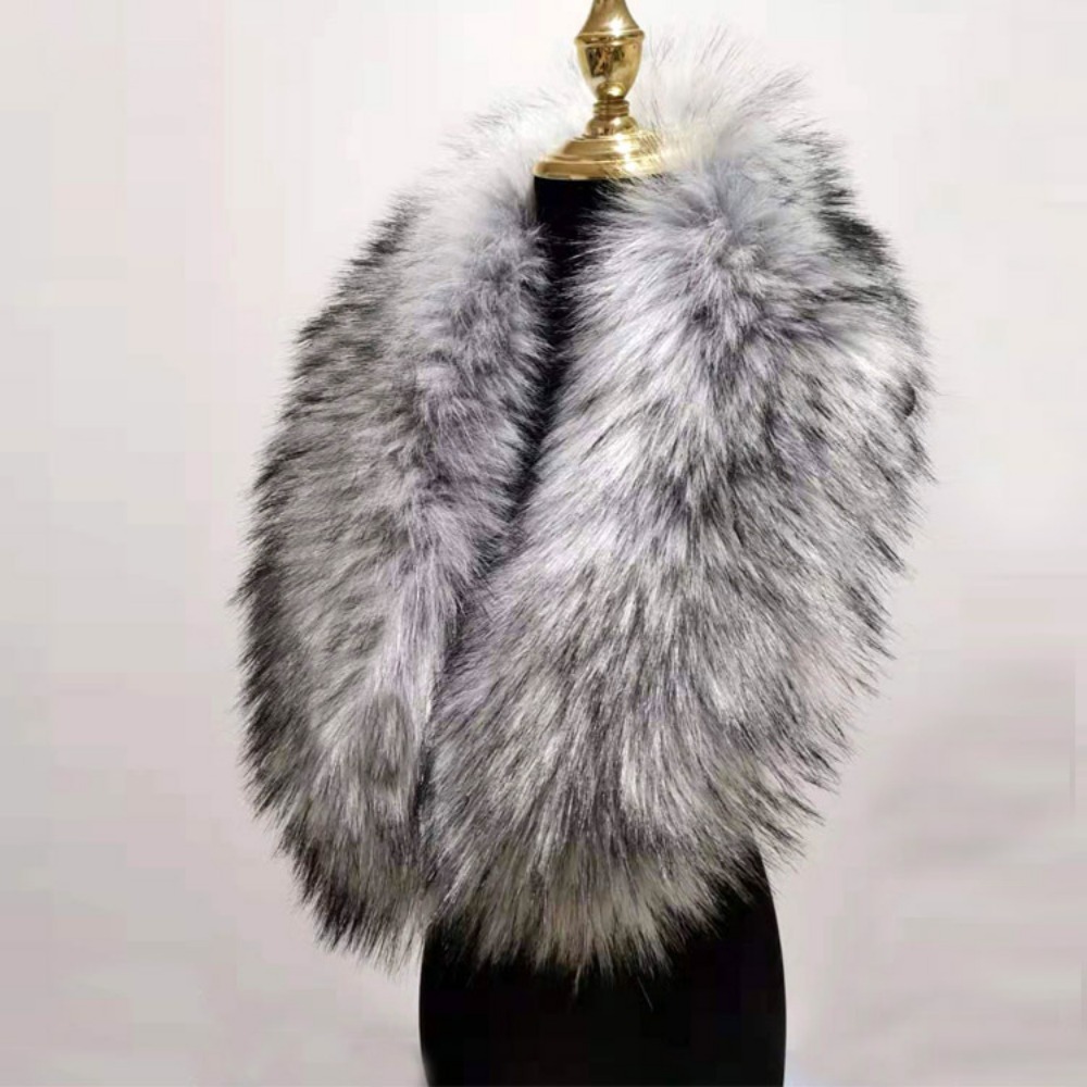 Winter Clothing Clearance Sale - New 80cm Large Faux Fur Collar
