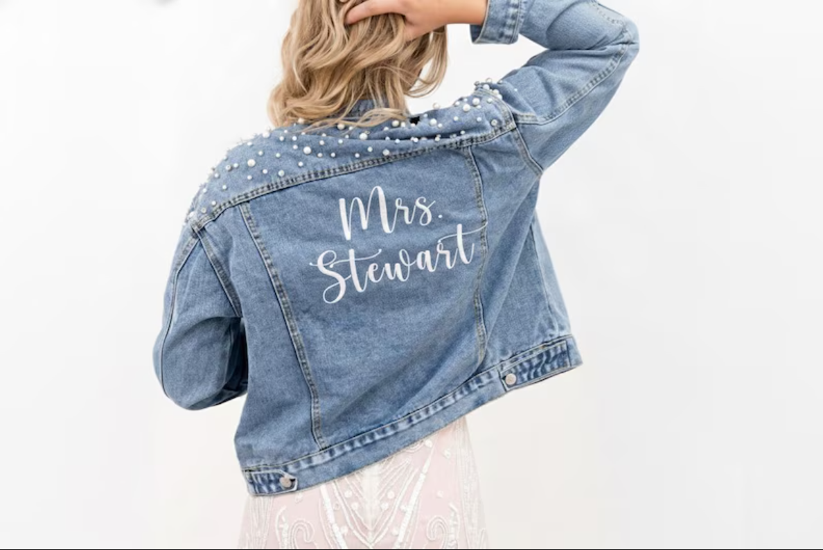 Custom Embroidered Bride Denim - Winter Clothing Clearance Sale recension och pris