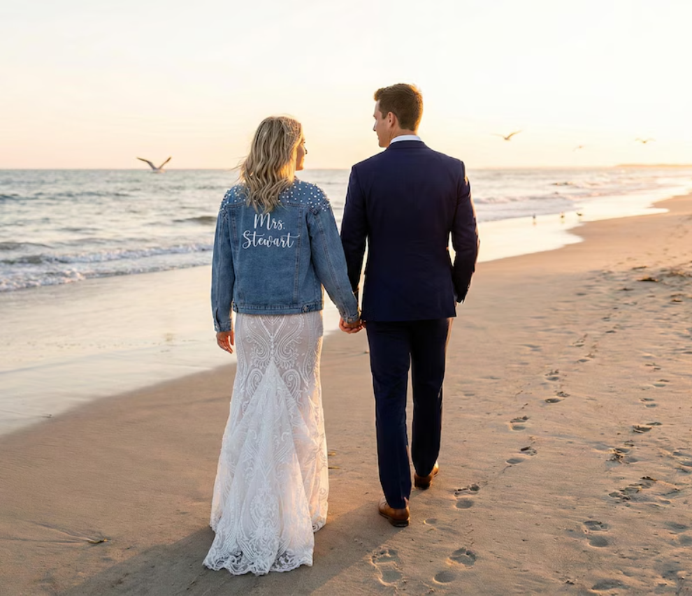Custom Embroidered Bride Denim - Winter Clothing Clearance Sale recension och pris