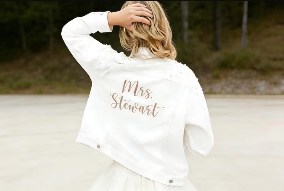 Custom Embroidered Bride Denim - Winter Clothing Clearance Sale recension och pris