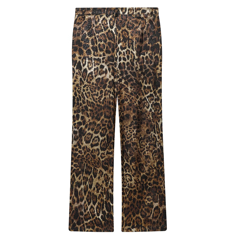 HXAO Leopard Pants Sets 2 Piec - Winter Clothing Vintage recension och pris