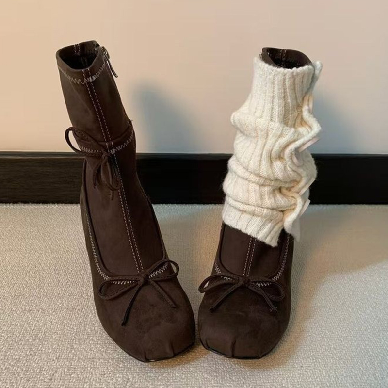 Bow High Heels Women Boots New - Winter Clothes recension och pris