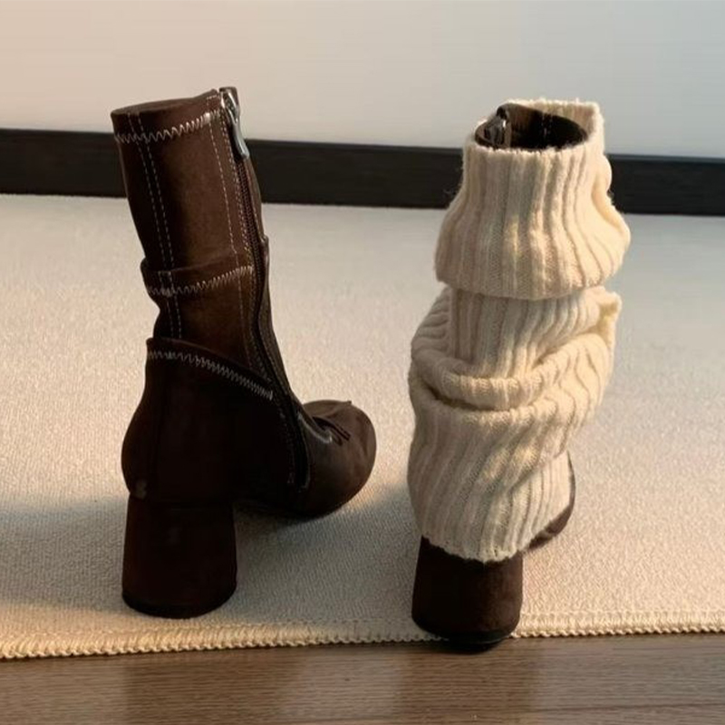 Bow High Heels Women Boots New - Winter Clothes recension och pris
