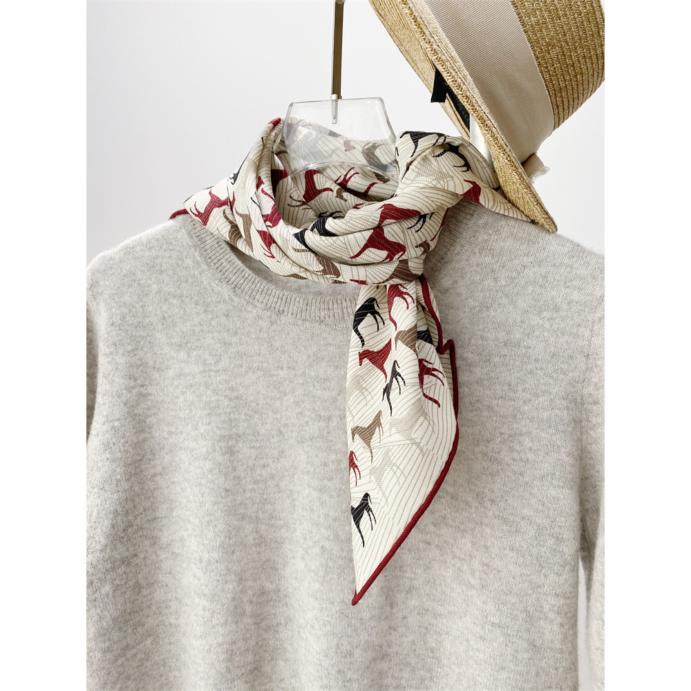 Silk Wool Blend Scarf Women Ha - Winter Clothing Hong Kong recension och pris