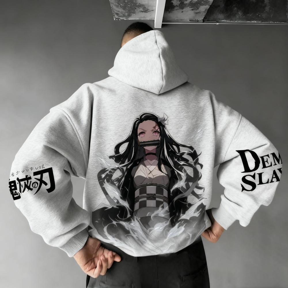 Demon Slayer Men's Hoodie Swea - Winter Clothing Boys recension och pris