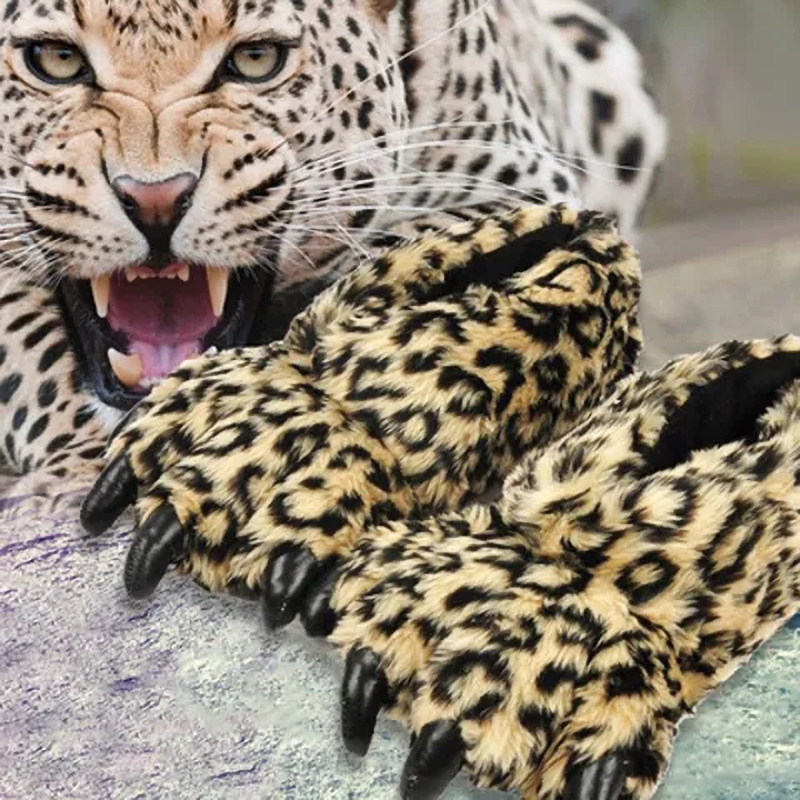 Designer Leopard Claw Home Sli - Winter Clothing Material recension och pris