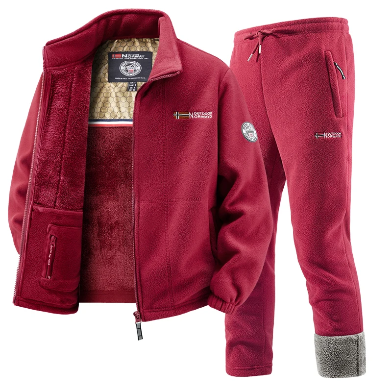 Mens Winter Fleece Tracksuit S - Winter Clothes recension och pris