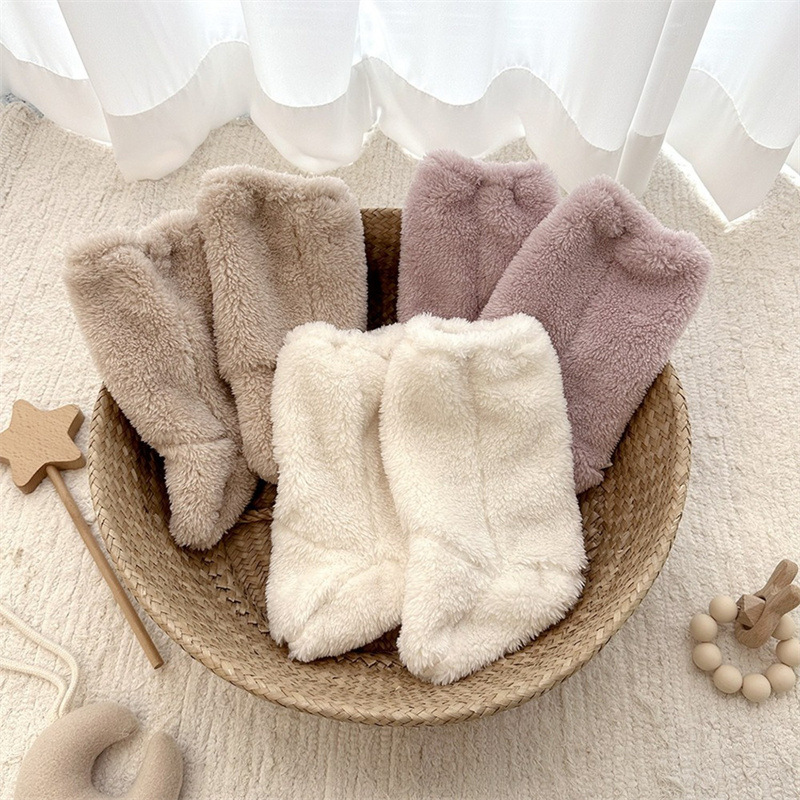 Warm Winter Baby Socks Coral F - Winter Clothing For Babies recension och pris