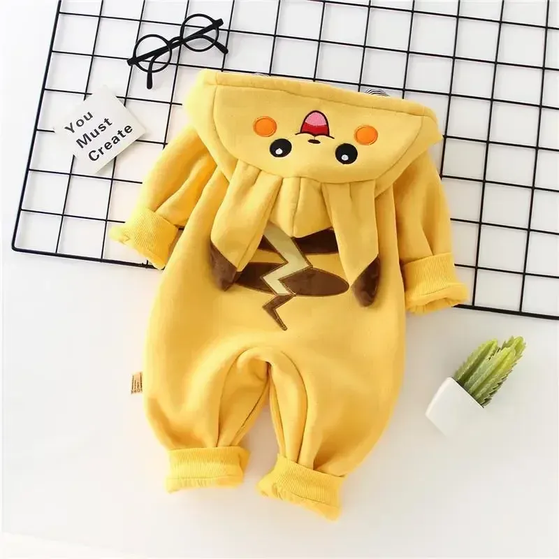 New Cute Cartoon Pokemon Pikac - Winter Clothing For Babies recension och pris