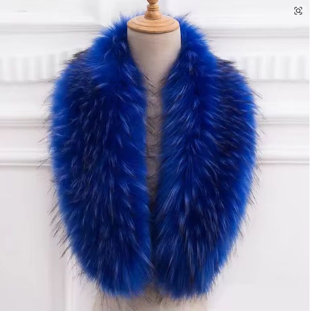 Natural Fur Collar Real raccoo - Winter Clothing Clearance Sale recension och pris