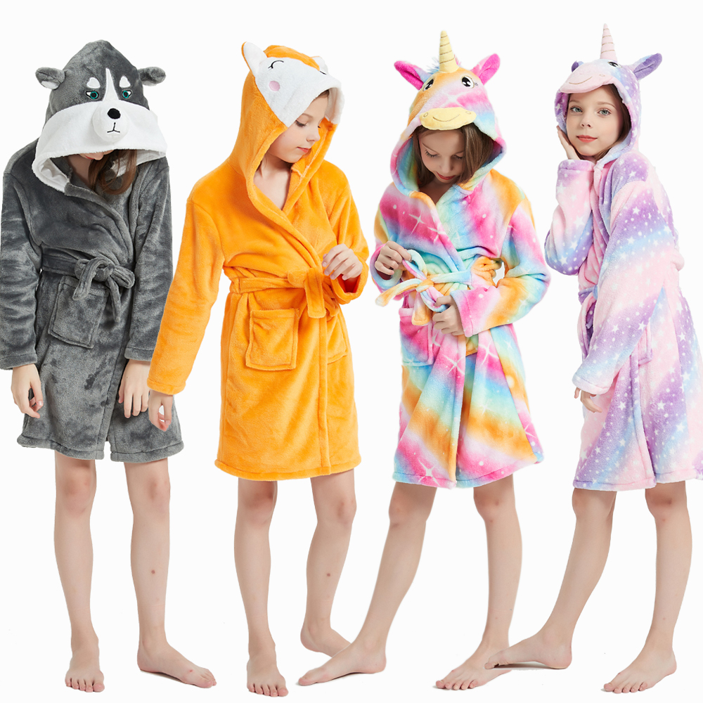 Animal Bathrobes for Girls Chi - Winter Clothing Baby Girl recension och pris