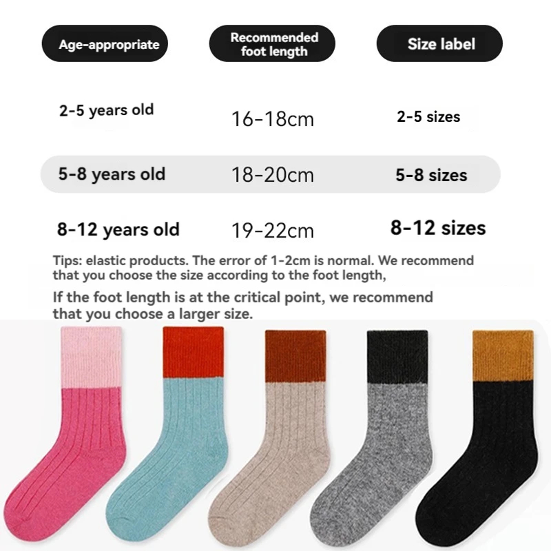 Socks Girl Wool Child Keep War - Winter Clothing Baby Girl recension och pris