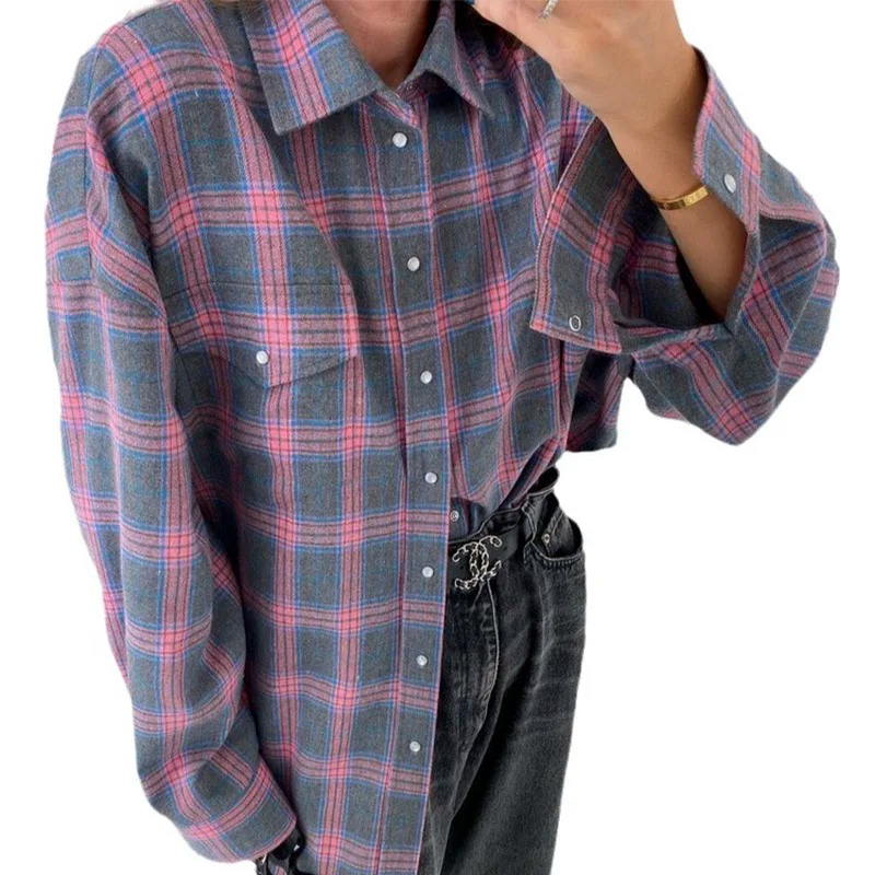 Women Vintage Long Sleeve Shir - Winter Clothing Vintage recension och pris