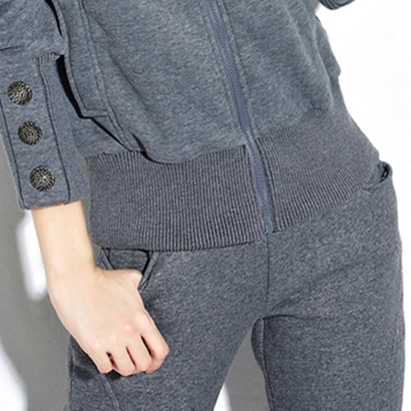 Winter 2 Pieces Sets Hooded Pl - Winter Clothing Sales recension och pris