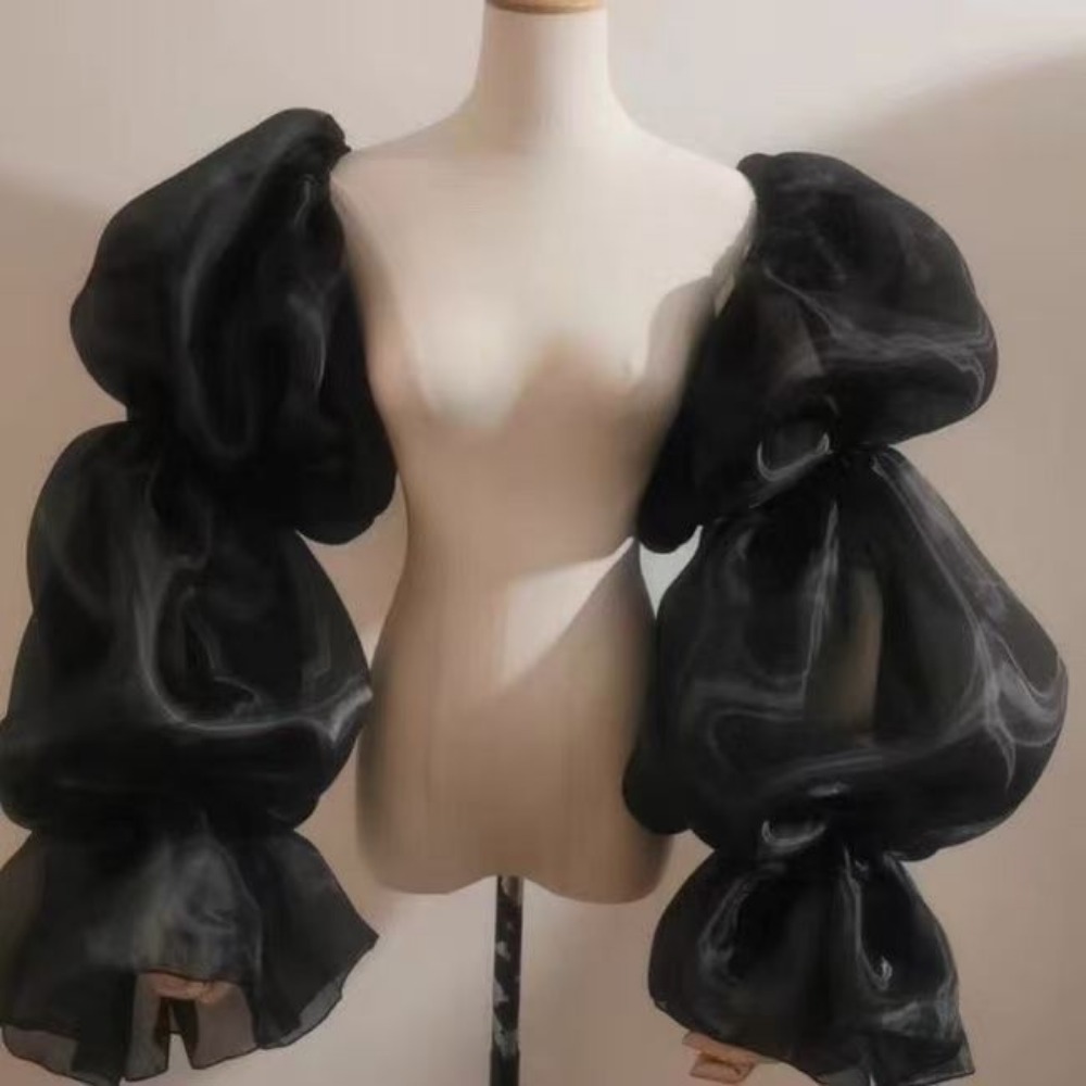 Elegant Puffy Wedding Arm Slee - Winter Clothing Clearance Sale recension och pris