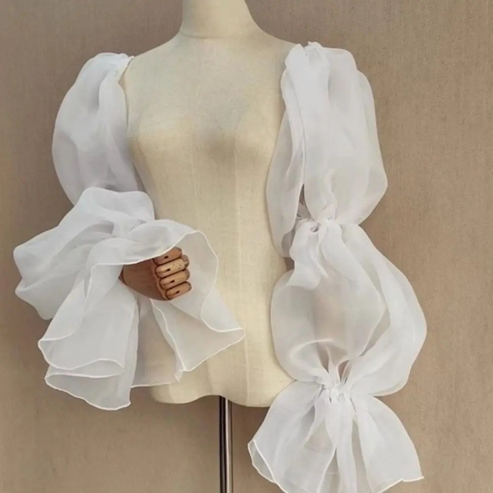 Elegant Puffy Wedding Arm Slee - Winter Clothing Clearance Sale recension och pris