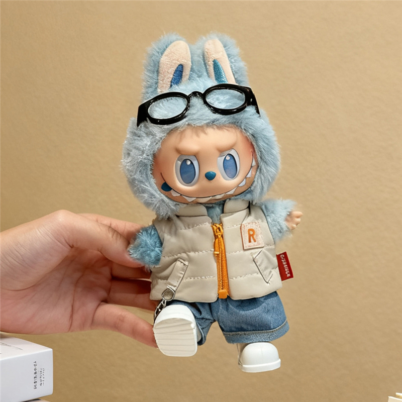 For 15 17cm Labubu Doll Solid  - Winter Clothing For Babies recension och pris