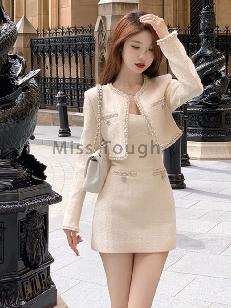 Frence Elegant Two Piece Set W - Winter Clothing Vintage recension och pris