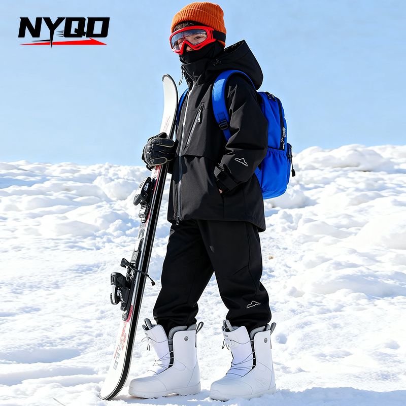 Children's Skiing Wear Top+Bot - Winter Clothing Boys recension och pris