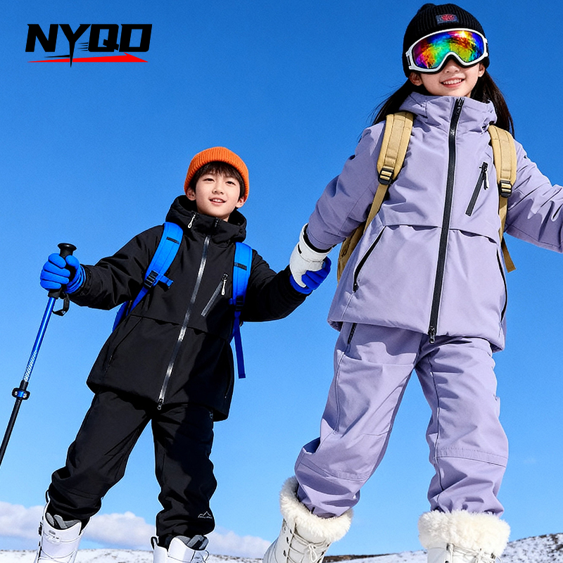 Children's Skiing Wear Top+Bot - Winter Clothing Boys recension och pris