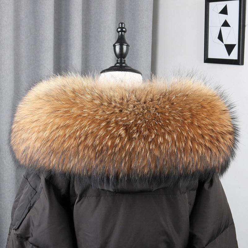 100% Real Fur Collar Coat Wint - Winter Clothing Clearance Sale recension och pris