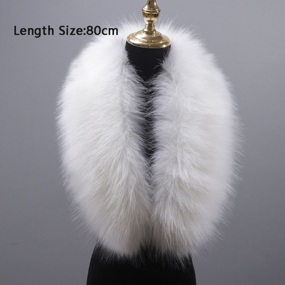 New 80cm Large Faux Fur Collar - Winter Clothing Clearance Sale recension och pris