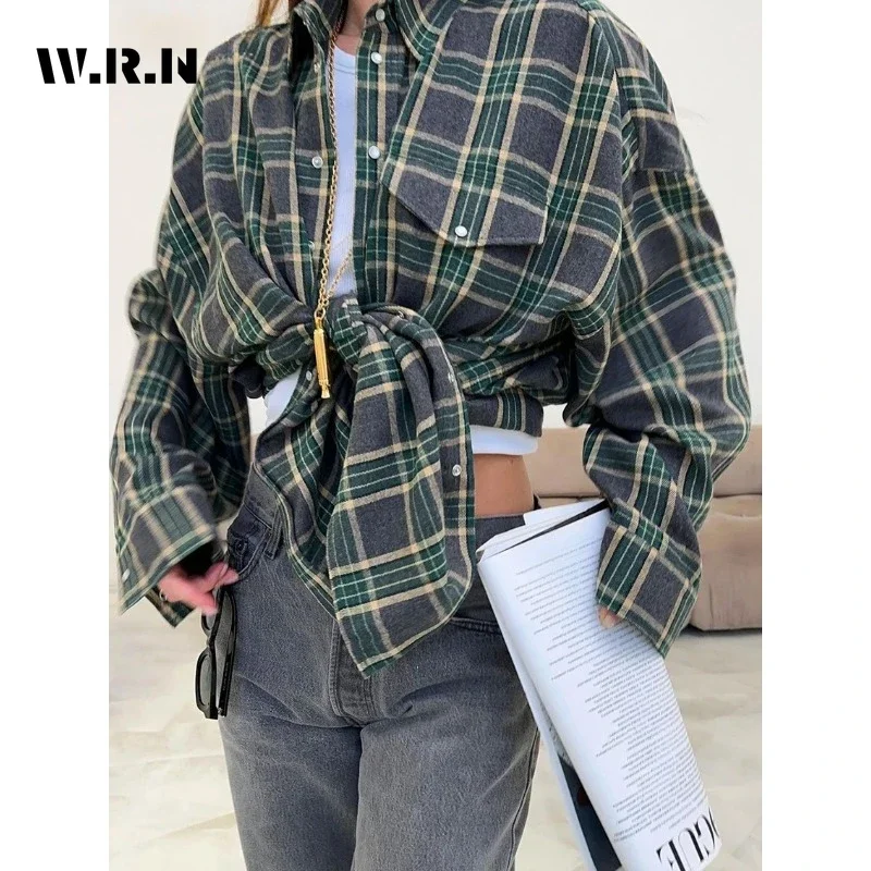 Fashion Baggy Plaid Women'S Bl - Winter Clothing Vintage recension och pris