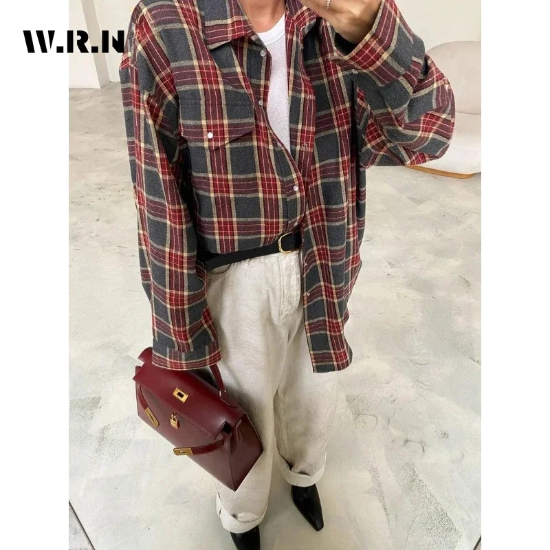 Fashion Baggy Plaid Women'S Bl - Winter Clothing Vintage recension och pris