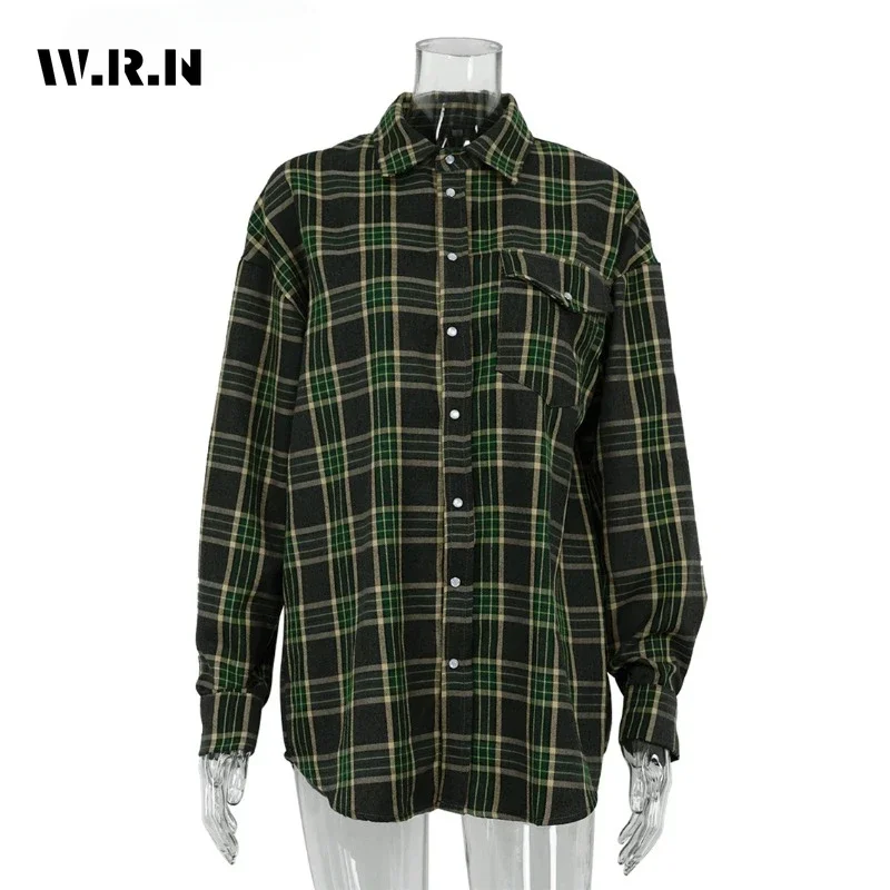 Fashion Baggy Plaid Women'S Bl - Winter Clothing Vintage recension och pris