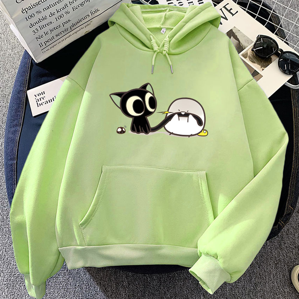 Luo Xiao Hei Cat Anime Printin - Winter Clothing Yellowknife recension och pris