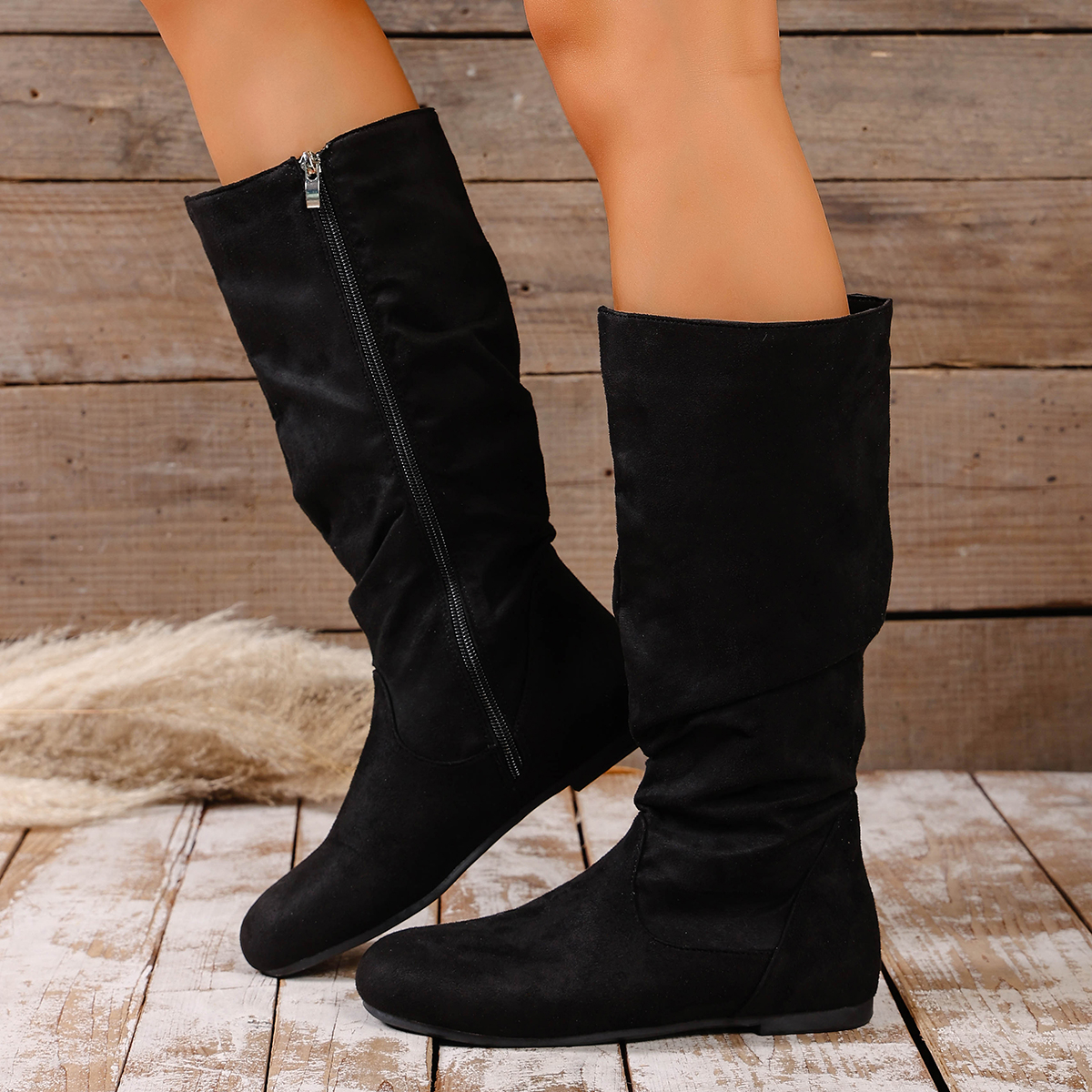 Fashionable New Round Toe Sued - Winter Clothing Material recension och pris