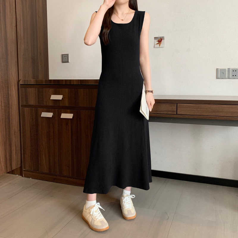 Elegant solid  sleeveless Knit - Winter Clothing Vintage recension och pris