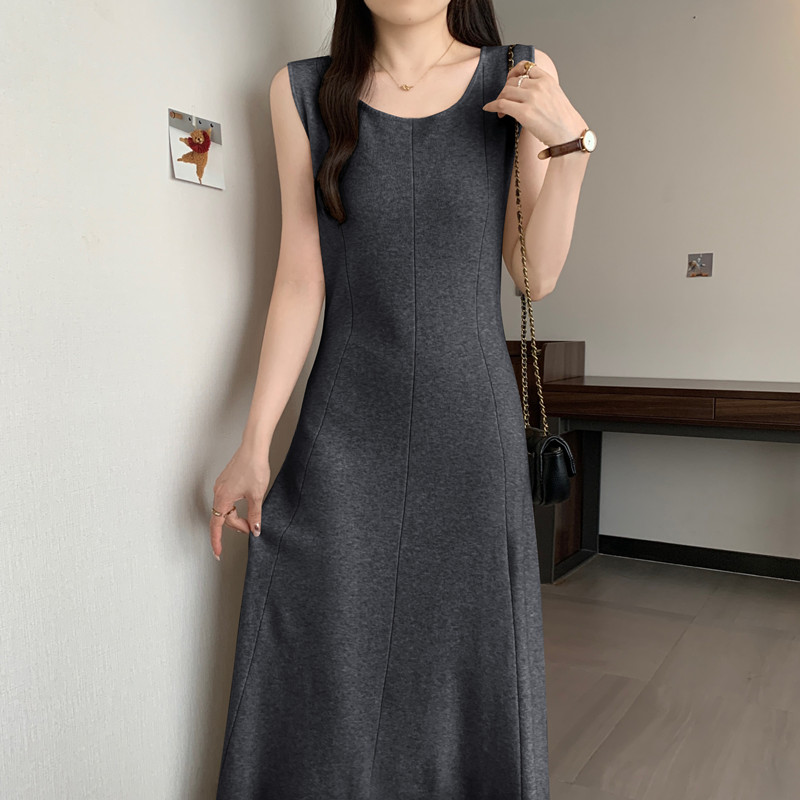 Elegant solid  sleeveless Knit - Winter Clothing Vintage recension och pris