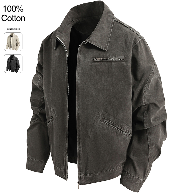 Oversize Loose Men's Denim Jac - Winter Clothing Clearance Sale recension och pris