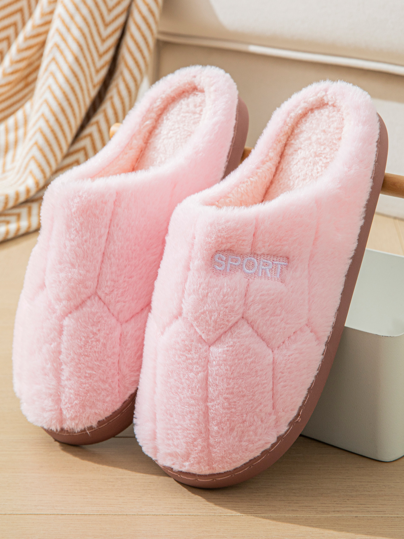 Cotton Slippers for Women in A - Winter Clothing Material recension och pris