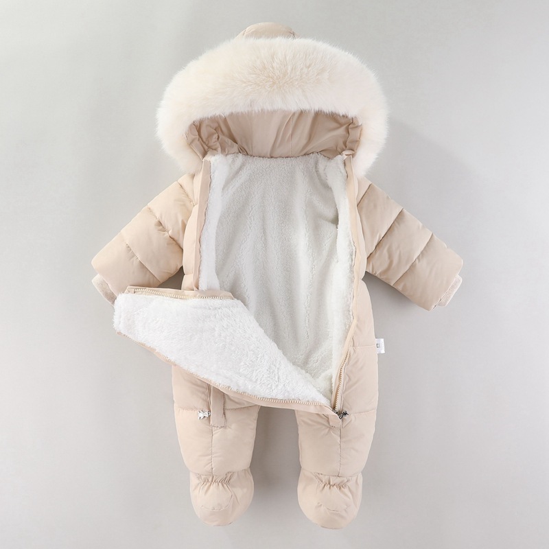 Winter Newborn Baby Romper Wit - Winter Clothing For Babies recension och pris