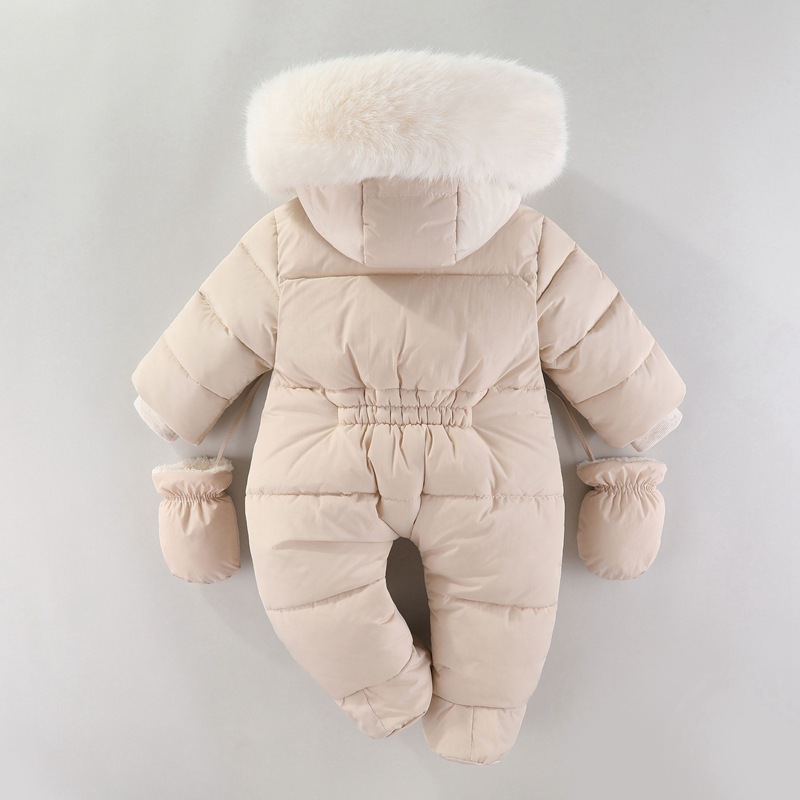 Winter Newborn Baby Romper Wit - Winter Clothing For Babies recension och pris