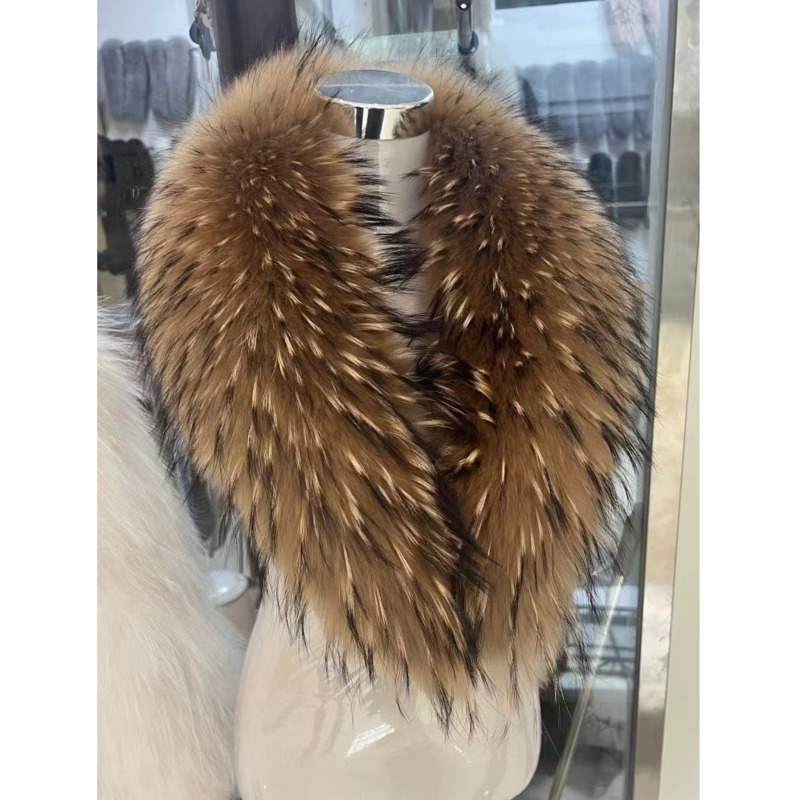 Raccoon Fur Collar Female Wint - Winter Clothing Clearance Sale recension och pris