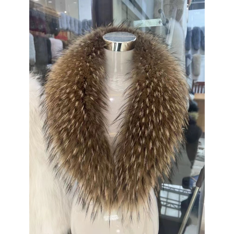 Raccoon Fur Collar Female Wint - Winter Clothing Clearance Sale recension och pris